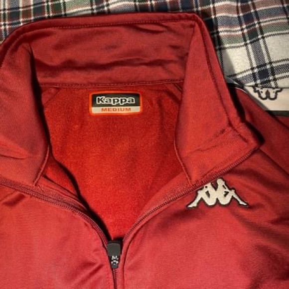 Medium Red Kappa Zip-up Sweater - Picture 3 of 3